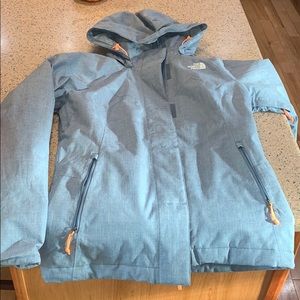 North face hyvent jacket sold w/fleece insert